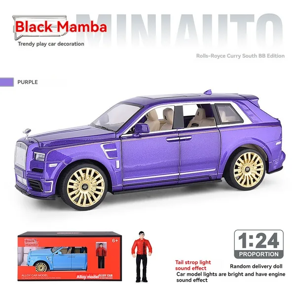 CHT-301051 1:24 Scale Diecast Toys Cul-linan Car Toys Metal Model for C