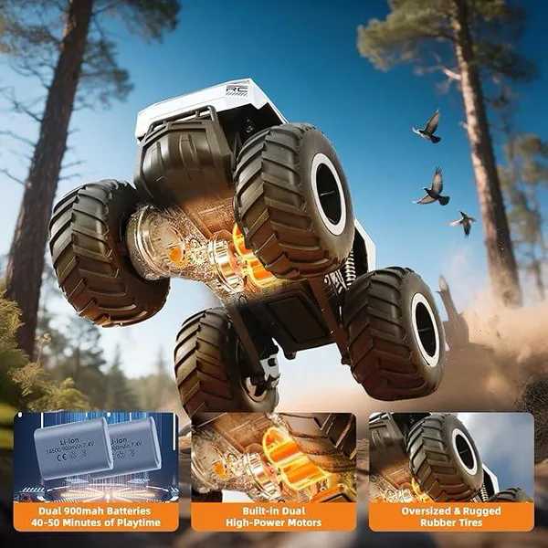 UNRESOLVED-1601529823324 Remote Control Car Off-Road Pick-up Truck 4WD Waterproof RC