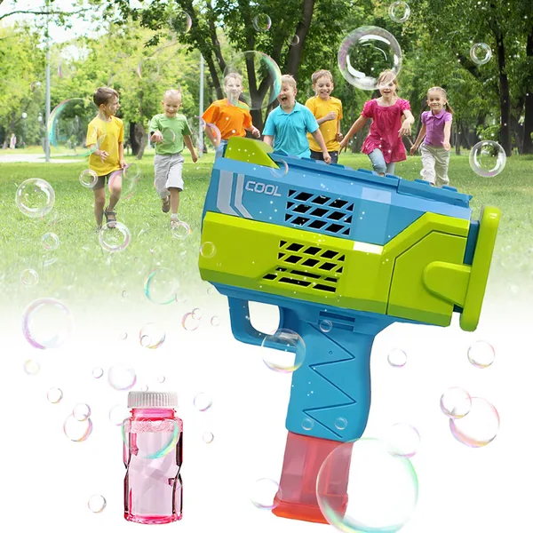 CHT-271352 2023 Hot Selling Bazooka Bubble Gun Electric Automatic Bubbl