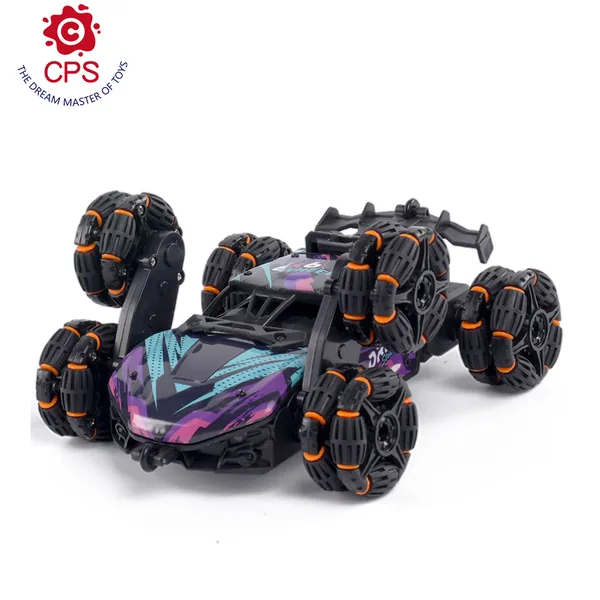 CHT-306028 6WD RC Drift Stunt Car with Light-Up Toys 360 Rotating Spray