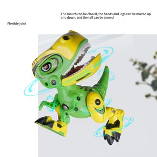 CHT-308596 Upgrade Light-up Metal Dinosaur Figure Toy With Sound for Ki