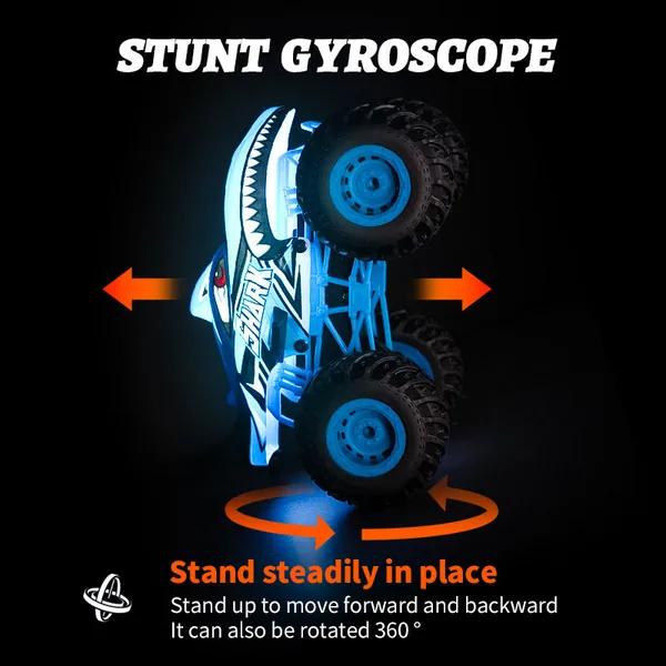 UNRESOLVED-1601219337876 1:16 High Speed Gyroscope Stunt Rc Car Children off Road Car