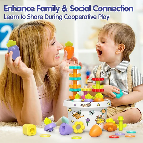TL2022 Montessori Toys for Baby Sensory Learning Resources Car Acti