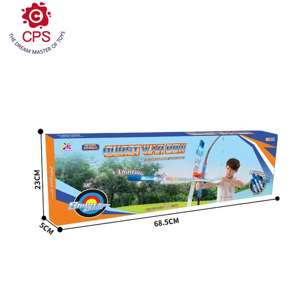 CHT-304303-CPS304304 New Design Light-Up Bow and Arrow Toy Indoor Outdoor Night S