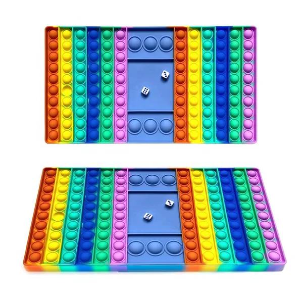 CHT-233580 Fun Push Bubble Fidgets Sensory Game Toy Push Simple Stress