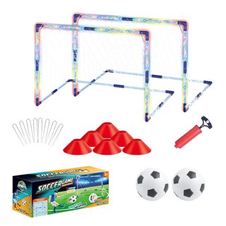 Light-Up Soccer Balls Game Set with Goal