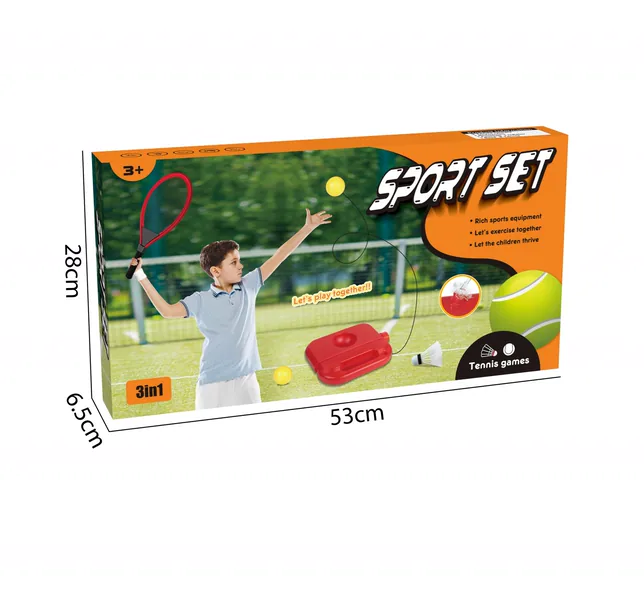 CHT-304902-CPS304907 3 in 1 Fashion Safety Tennis Racket Football Trainer Outdoor