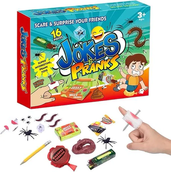 CHT-316536 Prank Kit Funny Gag Gifts Joke Box Practical Jokes Perfect P