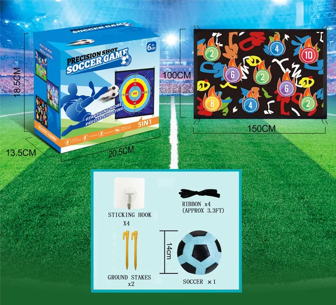 CHT-303998-CPS304000 Indoor 150CM Football Target Football Game Mat Outdoor Sport