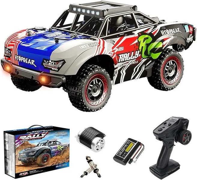 UNRESOLVED-1601682680504 RC Truck 1:18 Scale 4 Wheel Driver RC Truck 2.4GHz 40KMH Hig