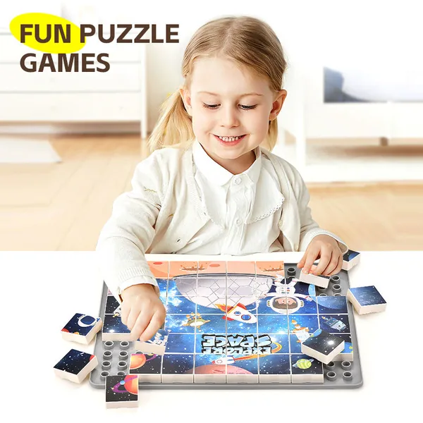 CHT-309267 2 in 1 Multi-function Drawing Board Building Blocks Table Ch