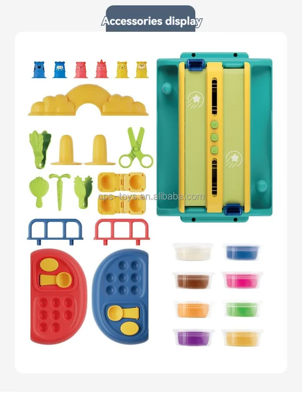 CHT-283814 Multi-functional Colorful Set Toy Fidgets Toy Colorful Clay
