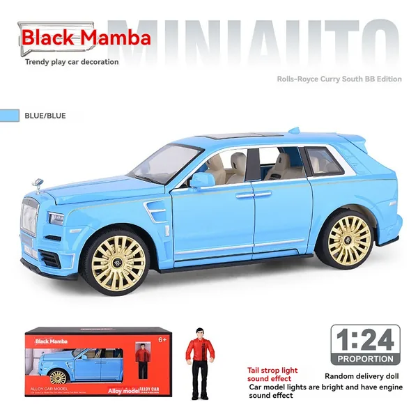 CHT-301051 1:24 Scale Diecast Toys Cul-linan Car Toys Metal Model for C