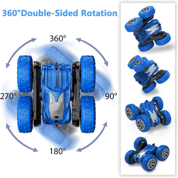CHT-283518 2.4G Remote Control Car RC Stunt Double Sided 360 Rolling Dr