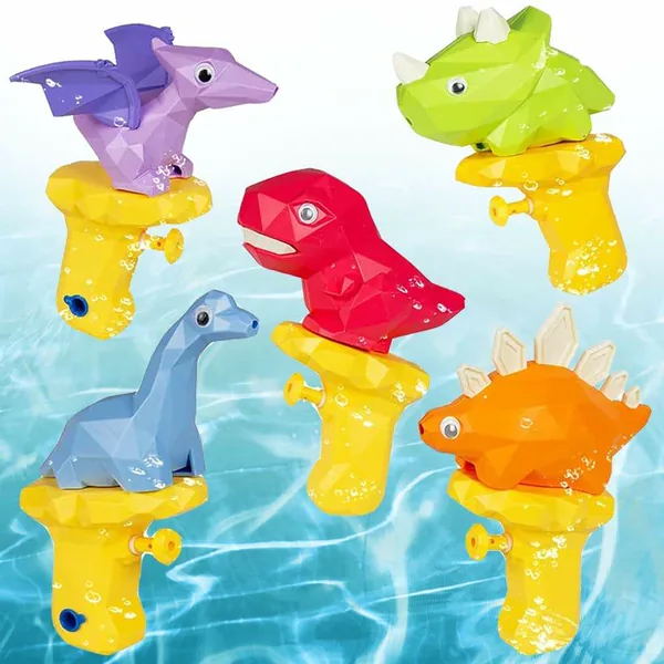 CHT-224347 150ml Mini Dinosaur Water Pistols for Kids Plastic Summer Ba
