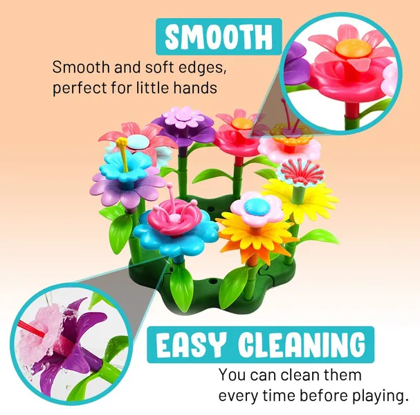 UNRESOLVED-62035411352 Flower Garden Building Toys for Girls STEM Educational Toy T