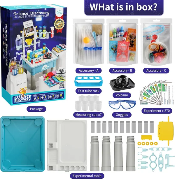 CHT-282857 STEM Science Kit Learning Scientific Toys 270+ Lab Experimen