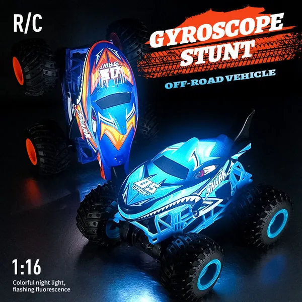 UNRESOLVED-1601219337876 1:16 High Speed Gyroscope Stunt Rc Car Children off Road Car