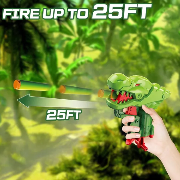 CHT-283324 Mini Dinosaur Foam Dart Blaster