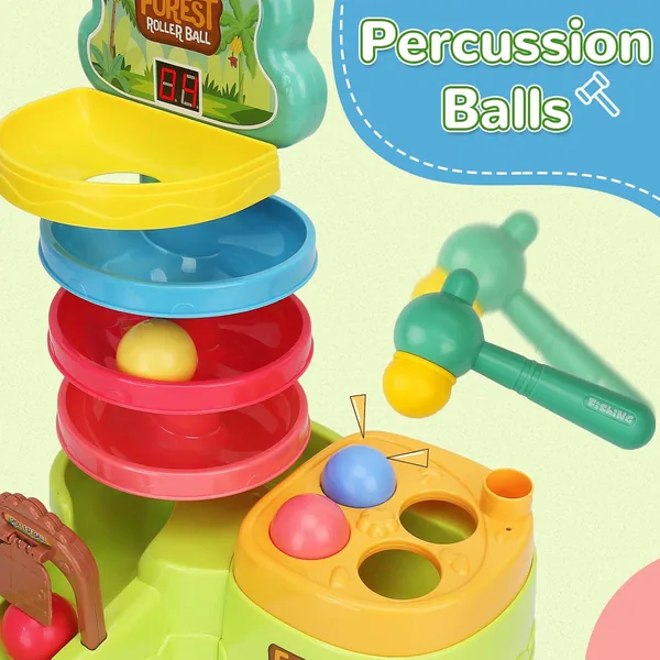 CHT-305023 Baby Toddler Montessori Toys Hammer Pound Ball Toy Shoot Bal