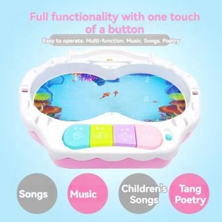 CHT-307345 Multi-function Fishing Game Toy Electric Keyboard Children P