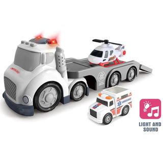 Outdoor Sliding Cartoon Ambulance Truck with Sound and Light