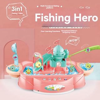 CHT-307342 Electric Fishing Game Toy for Children Pretend Play Toy with