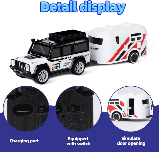 CHT-289938 Mini Alloy Off-Road Remote Control Car for Kids 164 Scale 2.