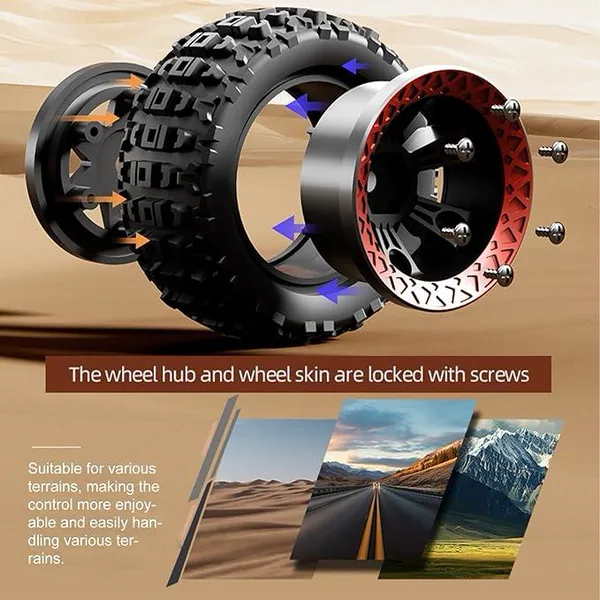 UNRESOLVED-1601682680504 RC Truck 1:18 Scale 4 Wheel Driver RC Truck 2.4GHz 40KMH Hig