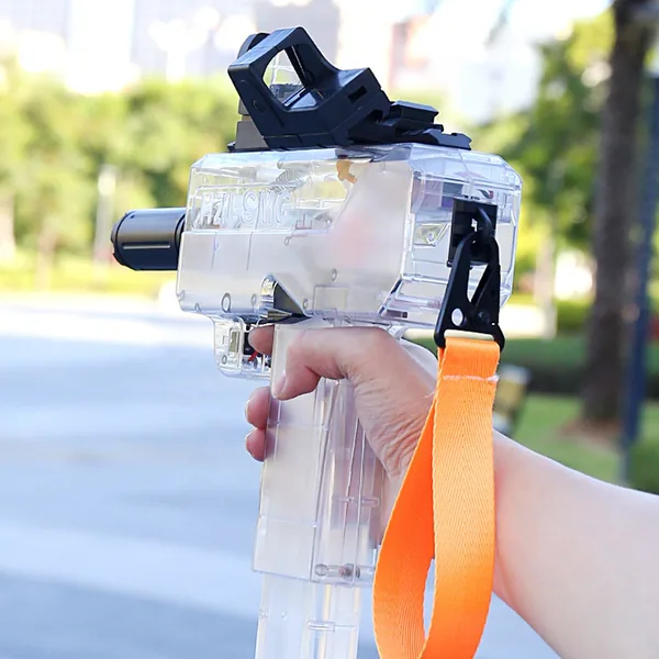 CHT-265624 Electric Water Gun Automatic Squirt Gun Uzi Water Battery Po