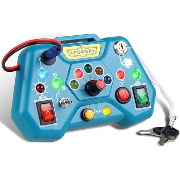 CHT-341301 Montessori-Inspired LED Lights Busy Board Toy Analog Circuit