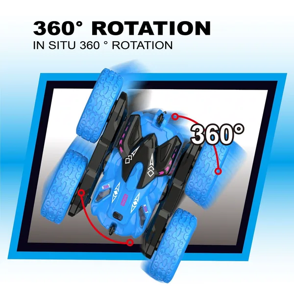 CHT-303129 RC Stunt Cars Double-Sided Driving 360-degree Flips Stunt RC