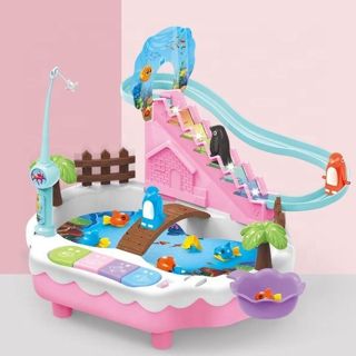 CHT-307345 Multi-function Fishing Game Toy Electric Keyboard Children P