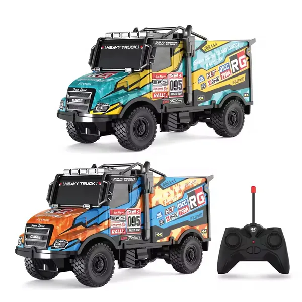 UNRESOLVED-1601224511317 27 Mhz Off Road Car for Kids Four-channel Truck Toys Outdoor