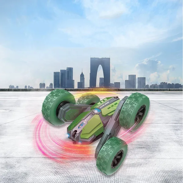 CHT-282830 Double Sided 360 Rotating RC Car Music-Light-Up Outdoor Toy