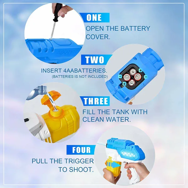 CPSM80000C CHT Songkran Fast Closing Battery Operated Electric Super Wa