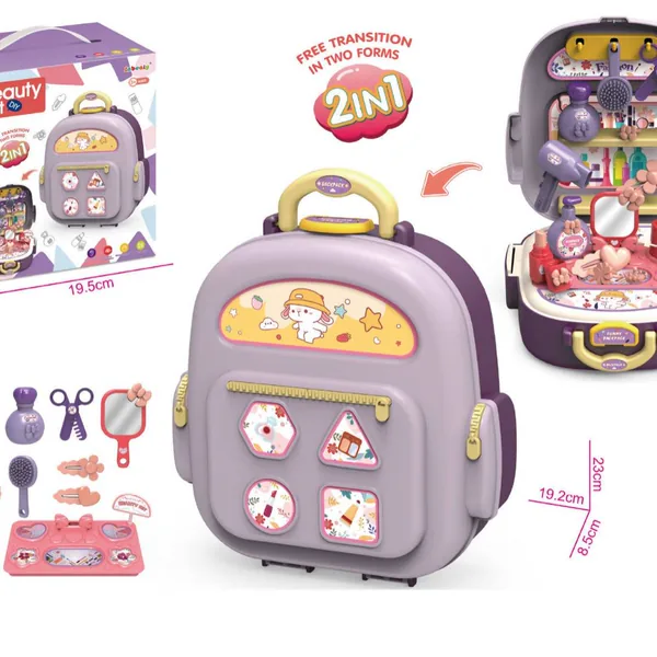CHT-283799 Kids 2 in 1 Kitchen Food Set Pretend Play Toy Doctors Orname