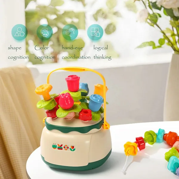 CHT-286102 Flower Building Toys Portable Floral Construction Sets Botan