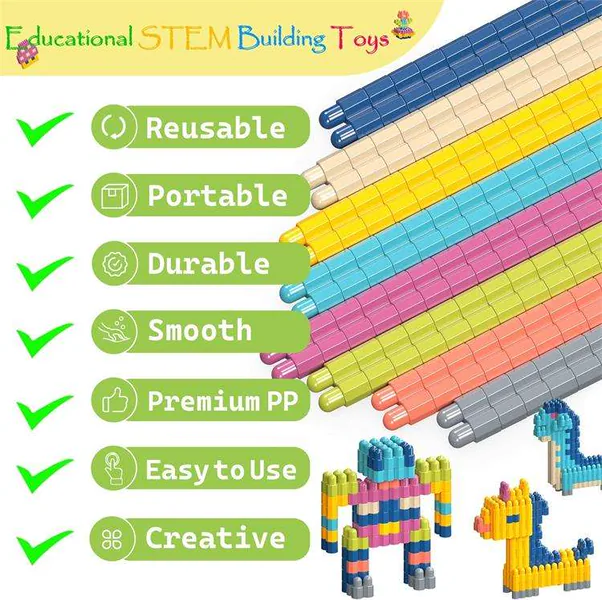CHT-295533 Preschool Kindergarten Toys 320pcs Building Blocks Set STEM