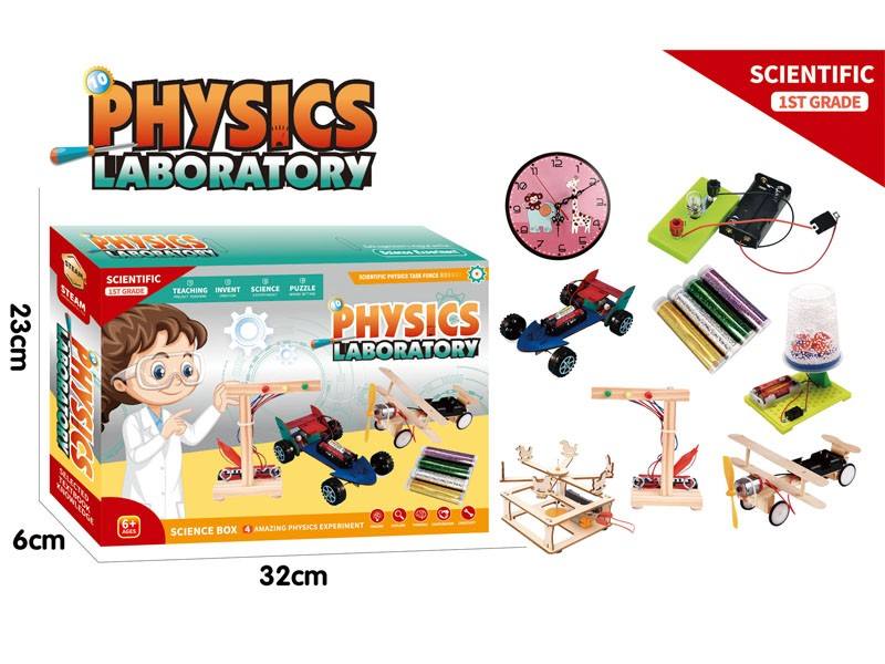 CHT-305842 8in1 Physics Science Play Set Wooden Educational Enlightenme