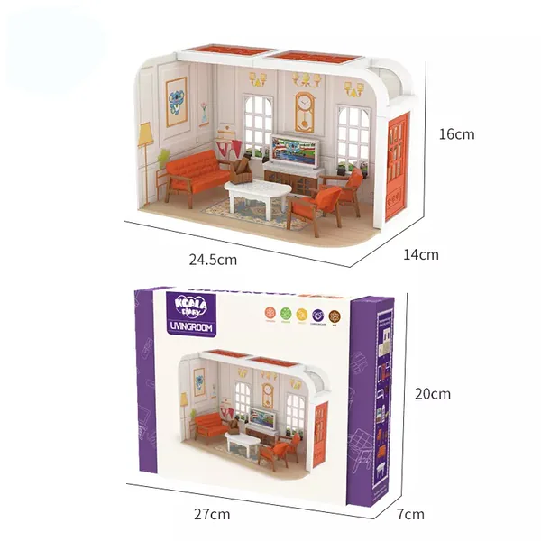 CHT-260997 Diary Diy House Toy Kids Educational Toys Wholesale Miniatur
