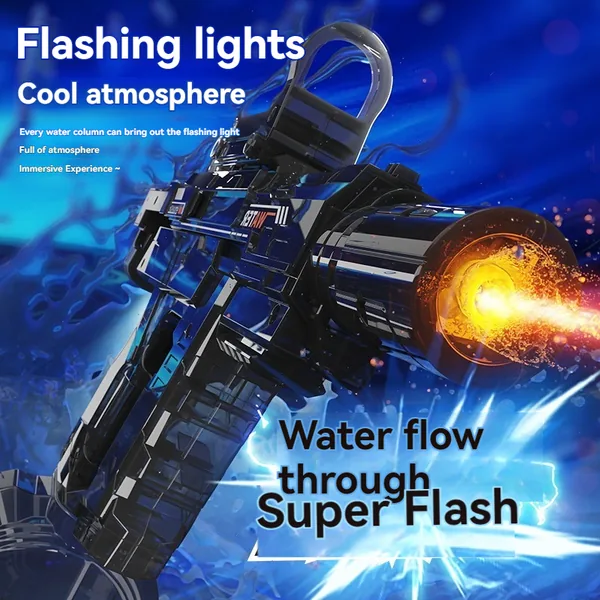 CHT-342984 UZI Electric Water Guns Automatic Water Gun Blaster with Muz