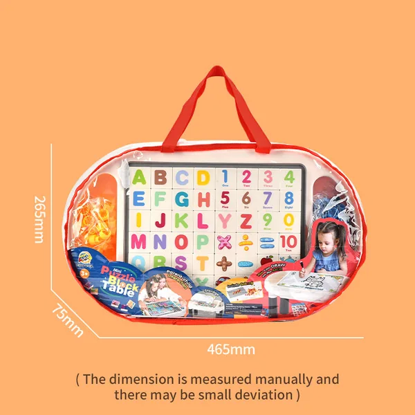 CHT-309267 2 in 1 Multi-function Drawing Board Building Blocks Table Ch