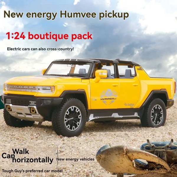 CHT-301045 Diecast Toys HUMMER PICKUP Metal Car Model Kid Cars Collecti