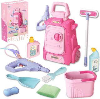 11 PCS Pretend Play Housekeeping Cleaning Kit