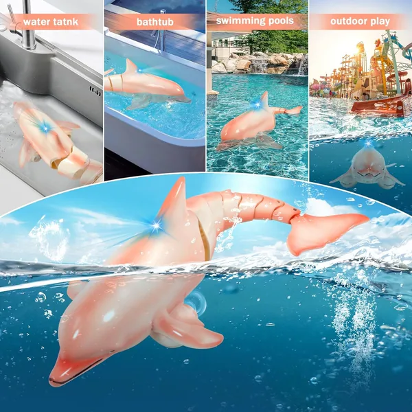 CHT-305031 2.4G RC Dolphin Toy Remote Control Shark Pool Toy Animals Rc