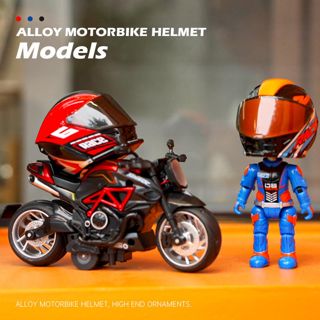 CHT-305228 Wholesale Diecast Toys Models Helmet Motorcycle Rider Q Vers