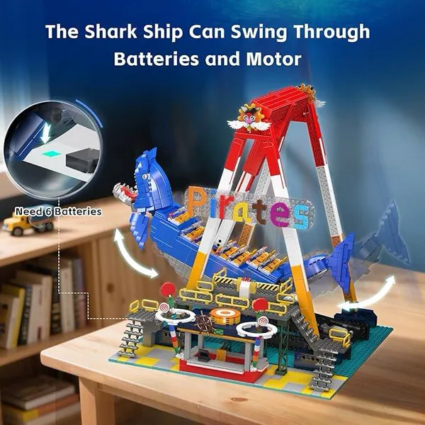 CHT-339499 Pirate Ship Sports Theme Building Set 1922+ Pcs Educational