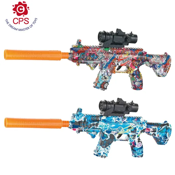 CHT-308562 Kids Soft Bullet Toy Gun AK47 M416 MP5 SCAR Foam Blaster Pla