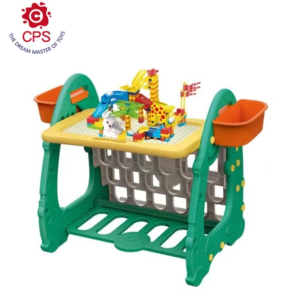 CHT-304867 4 In1 Children 163PCS Building Blocks Toy Set with Kids Draw